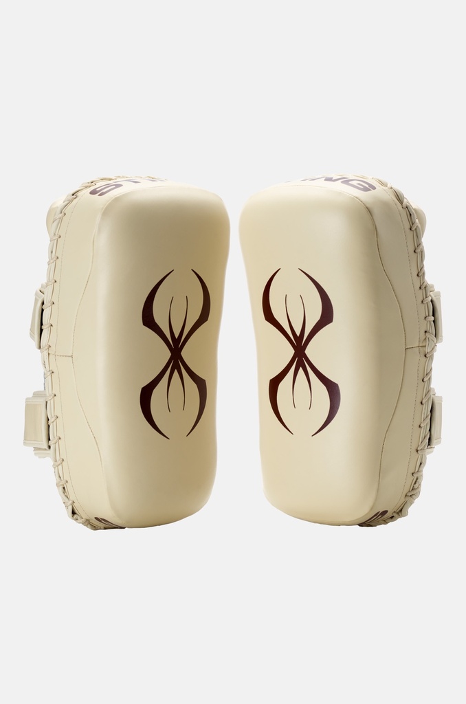 Taipan Thai Kick Pads Beige/Brown