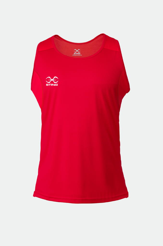 Junior Male Mettle Singlets 2.0 Red