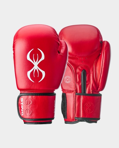 Sting Competition Approved Boxing Gloves Red