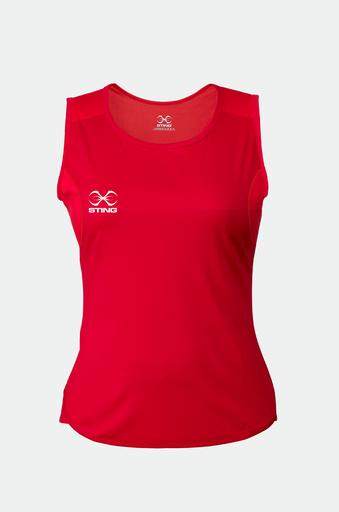 Junior Female Mettle Singlets 2.0 Red